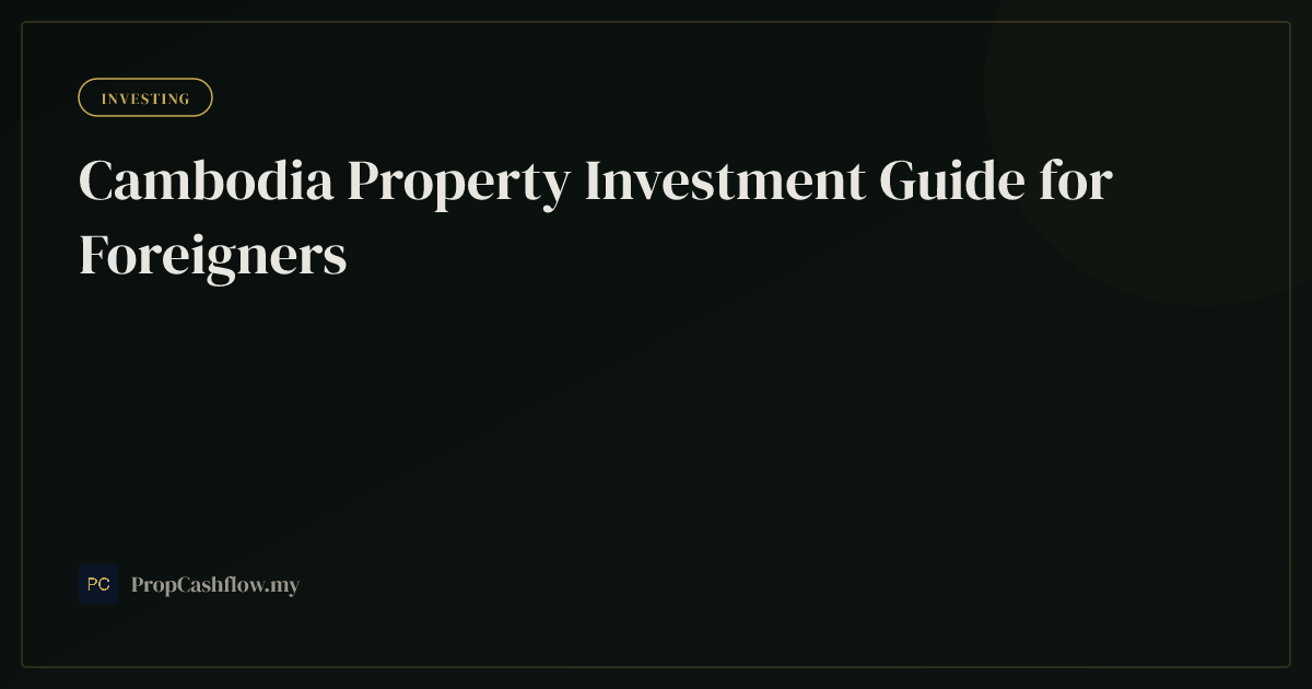 Cambodia Property Investment Guide for Foreigners