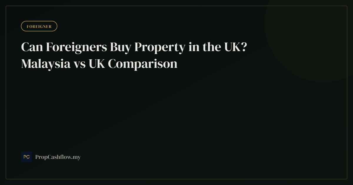 Can Foreigners Buy Property in the UK? Malaysia vs UK Comparison