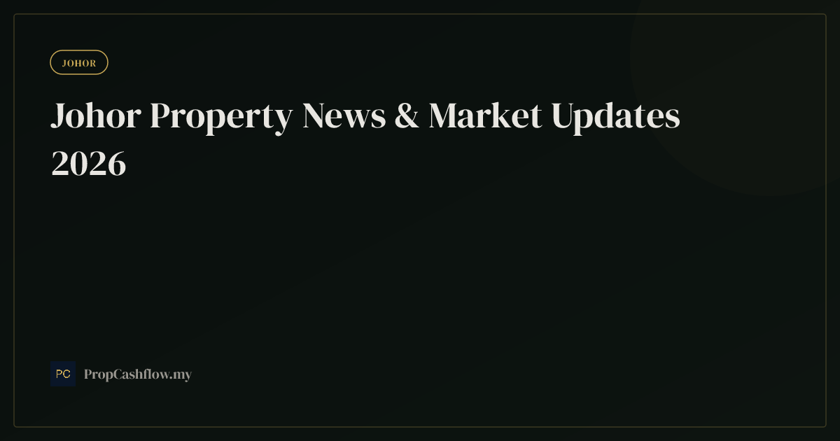 Johor Property News & Market Updates 2026