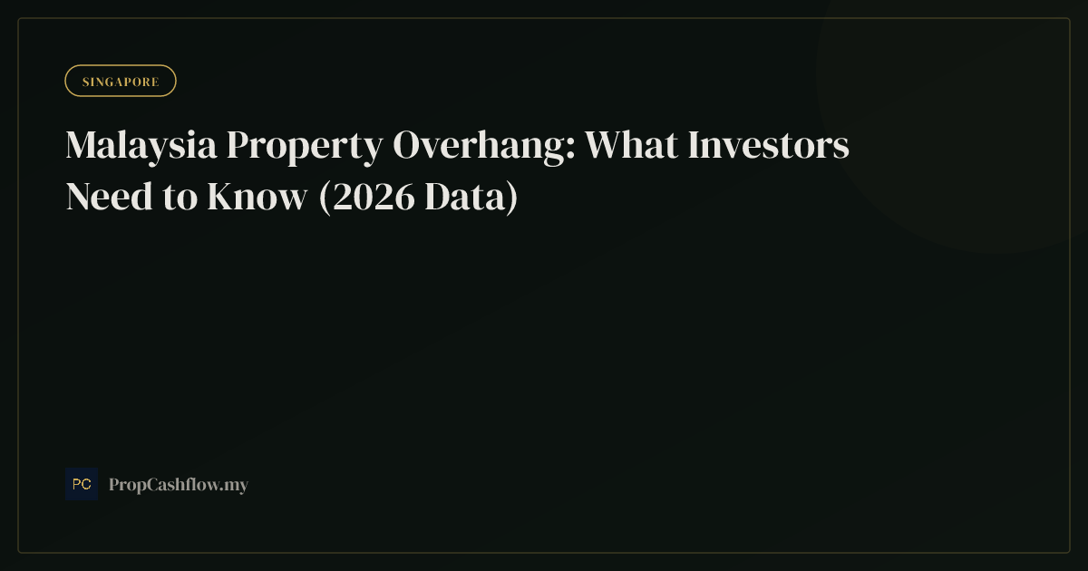 Malaysia Property Overhang: What Investors Need to Know (2026 Data)