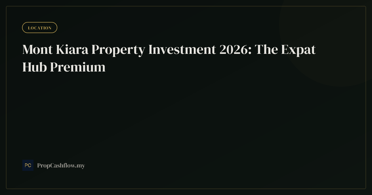Mont Kiara Property Investment 2026: The Expat Hub Premium