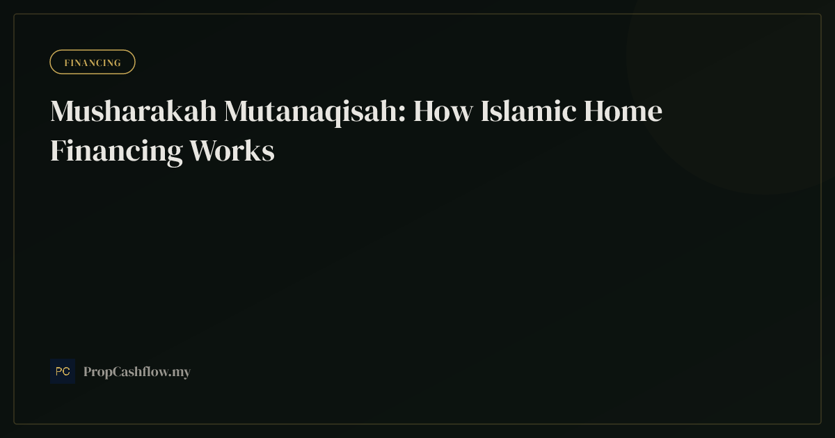 Musharakah Mutanaqisah: How Islamic Home Financing Works