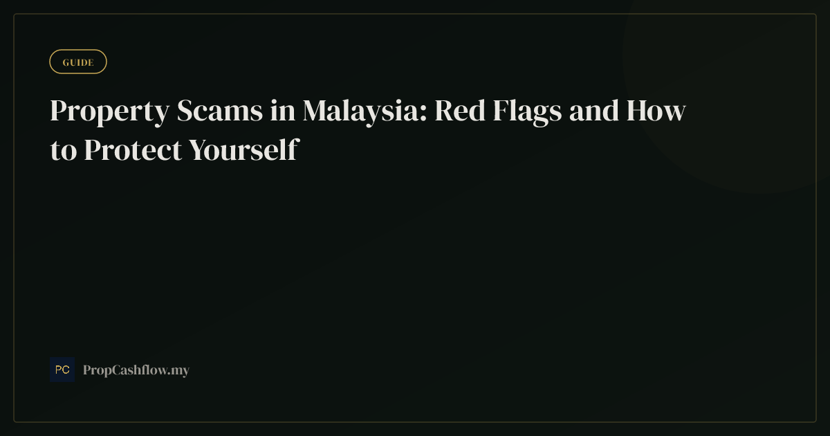 Property Scams in Malaysia: Red Flags and How to Protect Yourself