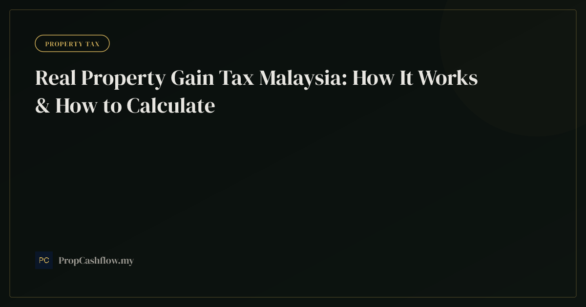 Real Property Gain Tax Malaysia: How It Works & How to Calculate