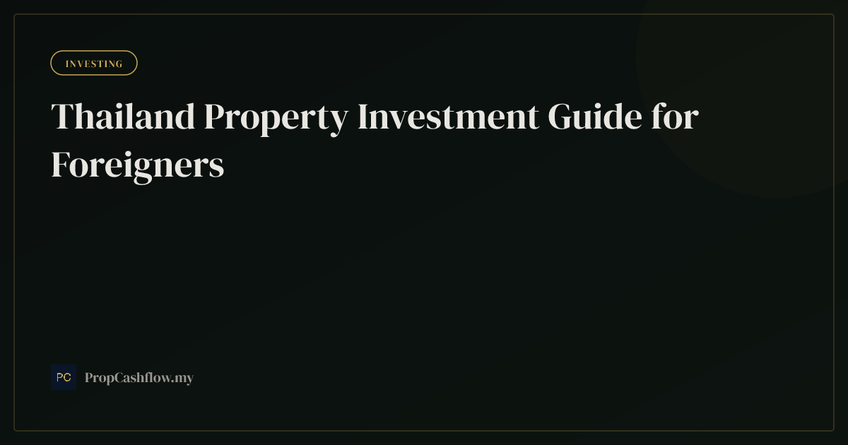 Thailand Property Investment Guide for Foreigners